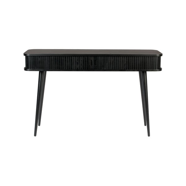 Juodos spalvos konsolinis staliukas Zuiver Barbier, 120 cm ilgio
