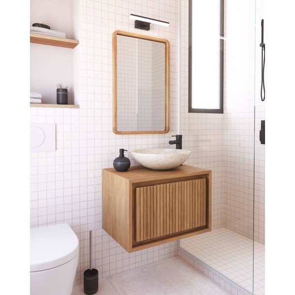 Juodas LED sieninis šviestuvas Vissia - Kave Home-image-2