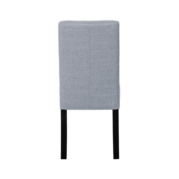 Pilka kėdė su juodomis buko medienos kojomis Ted Lapidus Maison Tonka-image-4