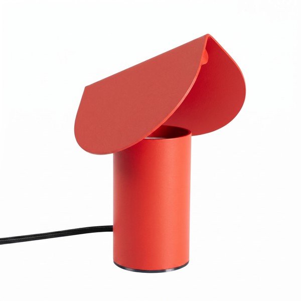 Raudonos spalvos iš aliuminio stalinis šviestuvas LED (aukštis 15 cm) BISCUIT – Thoro