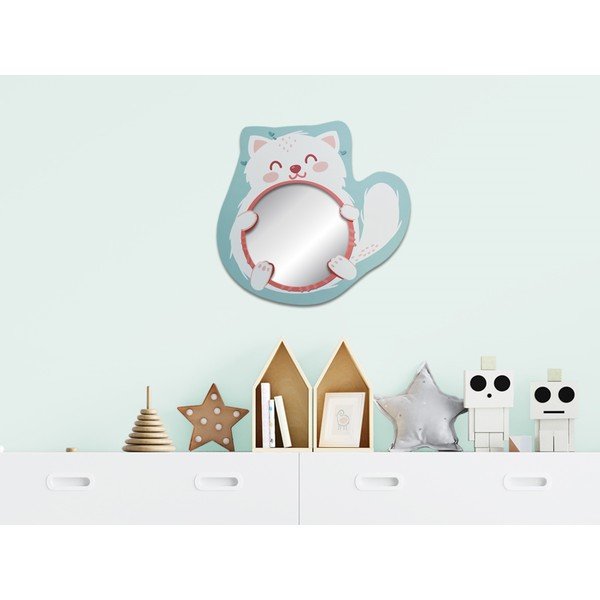 Sieninis veidrodis ø 20 cm Kitty - Mioli Decor-image-1