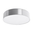 Pilkas lubinis šviestuvas Sollux Atis Ceiling