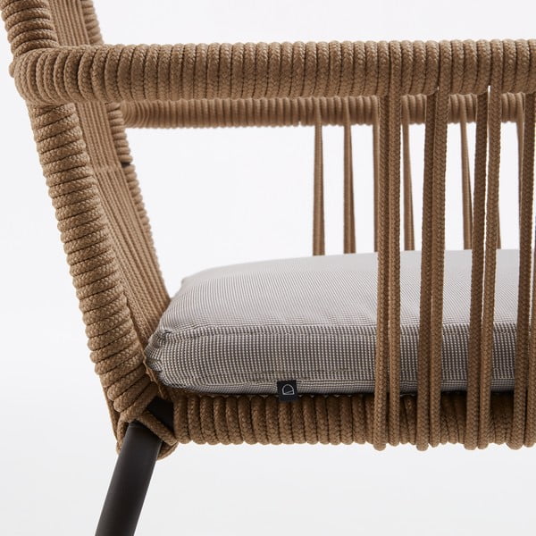 Plieno konstrukcijos pintas sodo krėslas Kave Home Samt-image-1