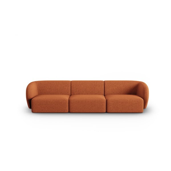 Sofa oranžinės spalvos 259 cm Shane – Micadoni Home