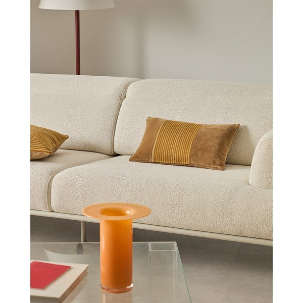 Iš velveto dekoratyvinis pagalvės užvalkalas 30x50 cm Samit – Kave Home-image-3