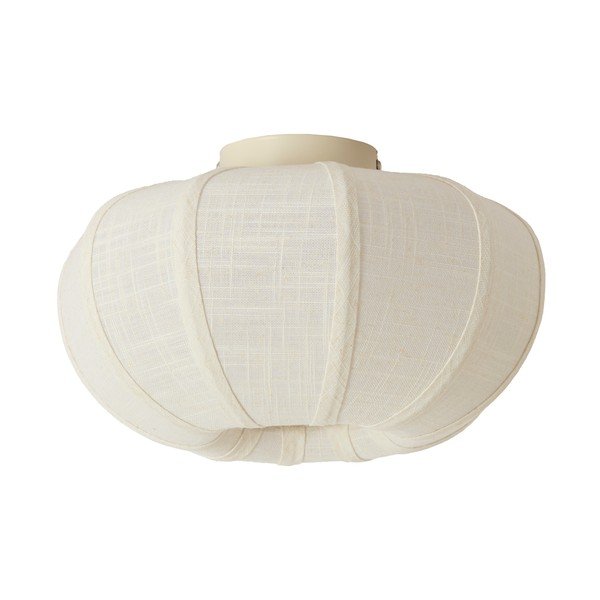 Kreminės spalvos lubinis šviestuvas ø 30 cm su tekstiliniu gaubtu Zosia – Light & Living