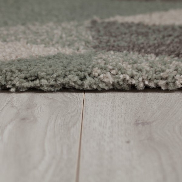 Žalios ir kreminės spalvos kilimas Flair Rugs Nuru, 160 x 230 cm-image-4