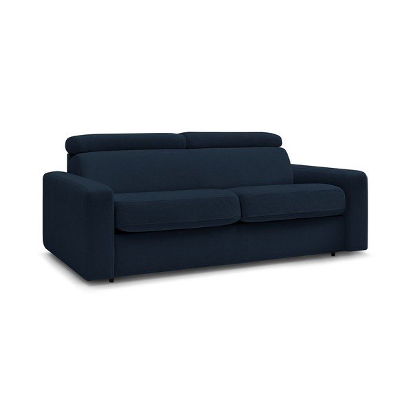 Sulankstoma sofa tamsiai mėlynos spalvos 195 cm Monaco – Bobochic Paris-image-3