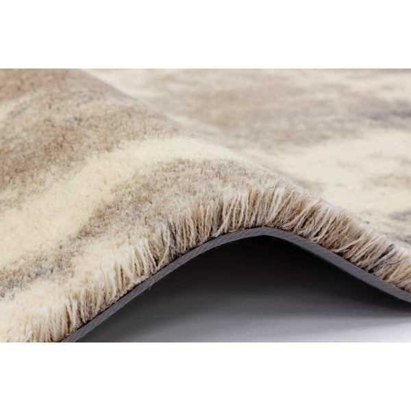 Iš vilnos kilimas pilkos spalvos/smėlio spalvos 200x300 cm Niagara graphite – Agnella-image-2