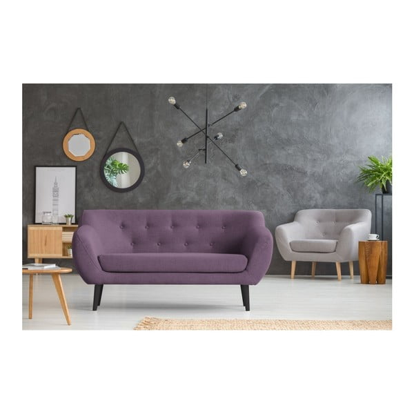 Violetinė sofa Mazzini Sofas Piemont, 158 cm-image-4