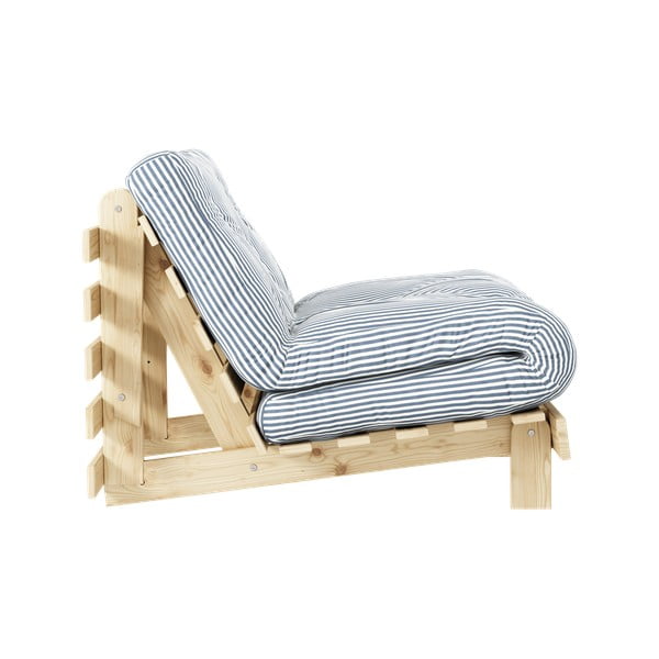 Baltas/šviesiai mėlynas fotelis Roots - Karup Design-image-3