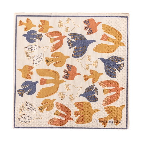 Iš popieriaus servetėlės 20 vnt. 33x33 cm Anniversary – Bloomingville-image-2