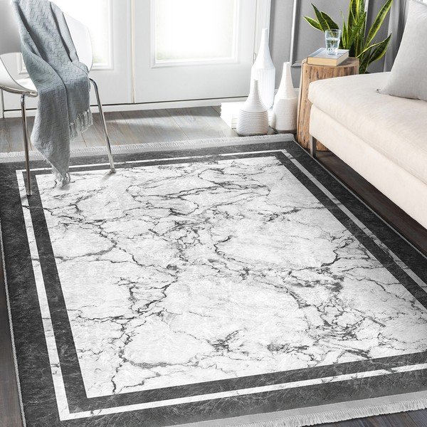 Baltai pilkas kilimas 120x180 cm - Mila Home-image-4