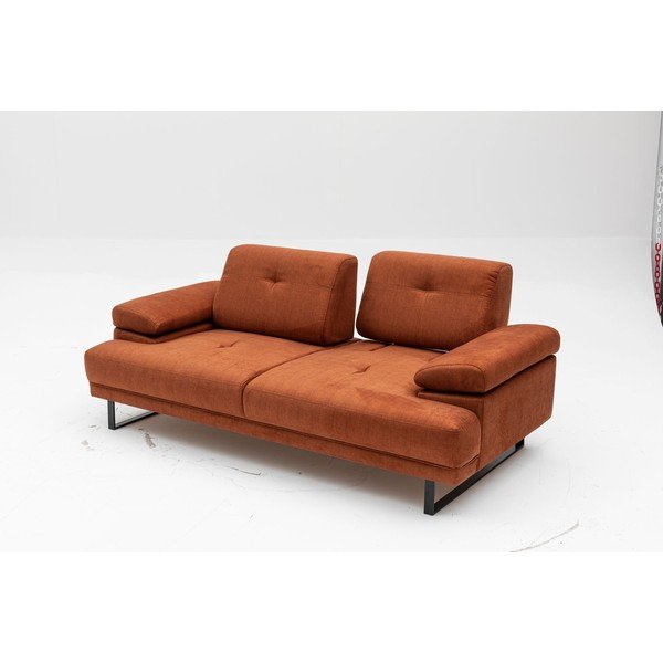 Sofa oranžinės spalvos 199 cm Mustang – Balcab Home-image-4