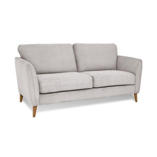 Iš kordinio velveto sofa šviesiai pilkos spalvos 170 cm Paris – Scandic-image-2
