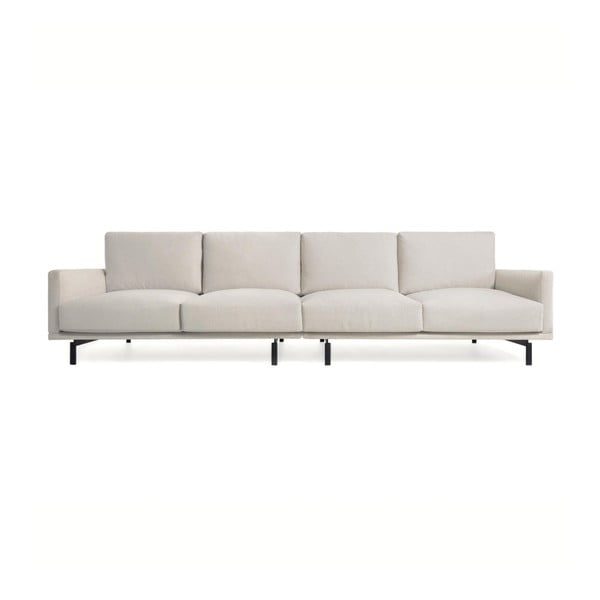 Smėlio spalvos iš šenilinio audinio sofa 334 cm Galene – Kave Home