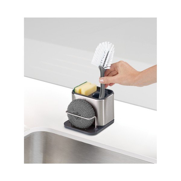 Nerūdijančio plieno skalbimo priemonių laikiklis Joseph Joseph Tidy, 12 x 12,8 cm-image-1