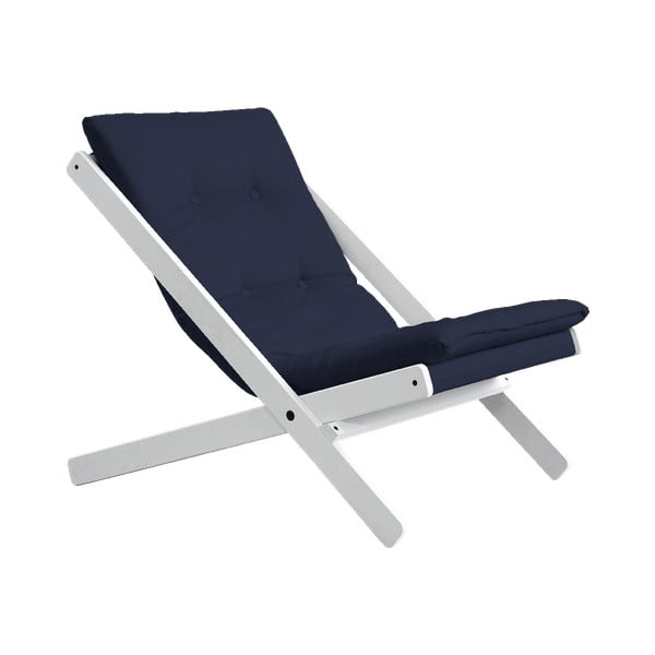Karup Design Boogie White/Navy sulankstomas fotelis