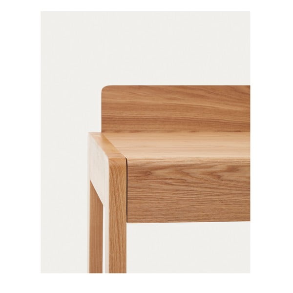 Rašomasis stalas su uosio dekoro stalviršiu 60x120 cm Arandu – Kave Home-image-4