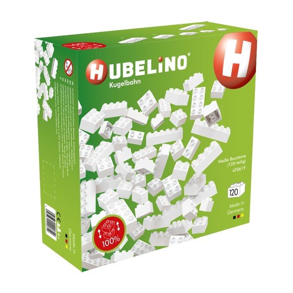 Statybinių blokelių rinkinys kamuoliukų takeliui Hubelino Snow, 120 vnt-image-4