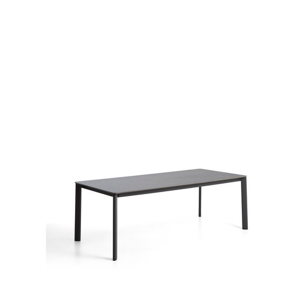 Sodo valgomojo stalas su akmens stalviršiu 100x220 cm Anafi – Kave Home