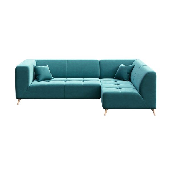 Turkio spalvos kampinė sofa MESONICA Toro, dešinysis kampas-image-2