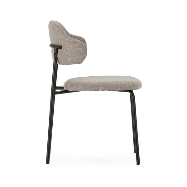 Šviesiai pilkos spalvos valgomojo kėdės 4 vnt. Adriel – Marckeric-image-3