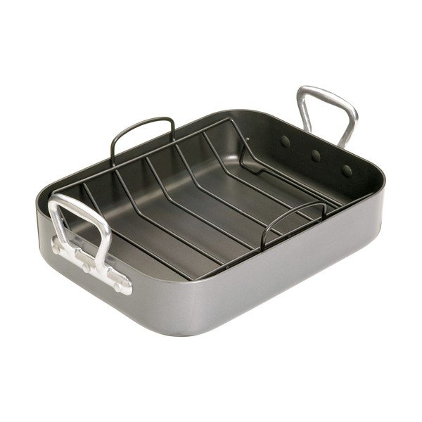 Nepridegantis kepimo indas su grotelėmis "Kitchen Craft Master Class", 40x28 cm