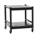 Iš ąžuolo masyvo vežimėlis ant ratukų 40x40 cm Norm – Hübsch