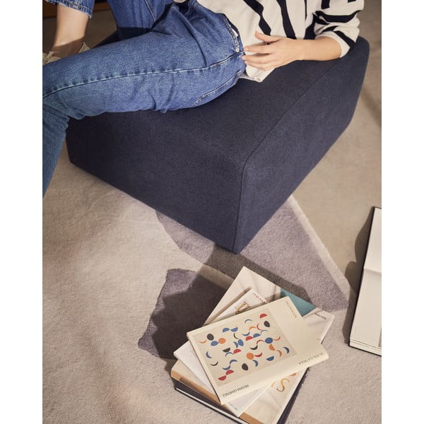 Modulinė taburetė tamsiai mėlynos spalvos Neom – Kave Home-image-3