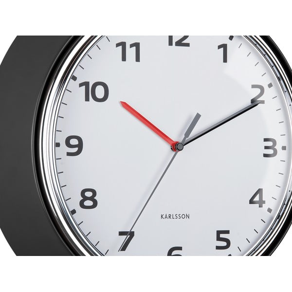 Sieninis laikrodis ø 34 cm Modern Retro – Karlsson-image-4