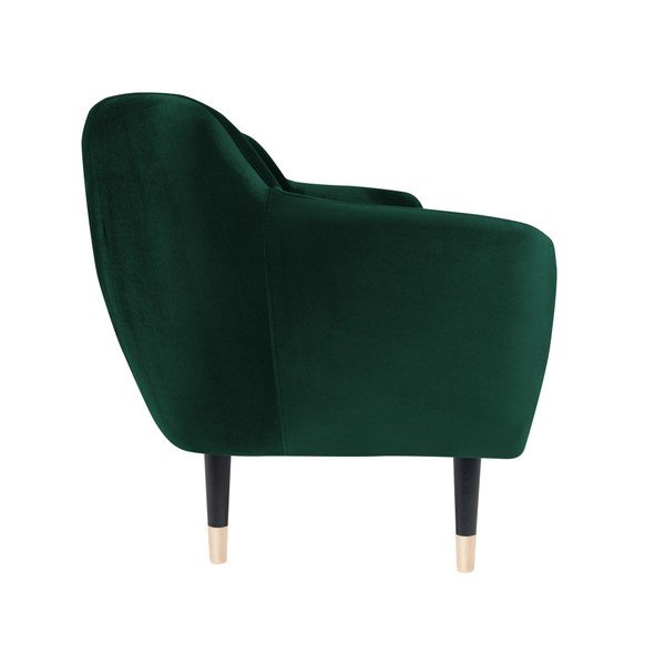 Žalia sofa su juodomis kojomis Mazzini Sofos Benito, 158 cm-image-3