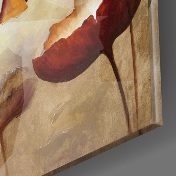 Paveikslas ant stiklo Insigne Poppy, 72 x 46 cm-image-2