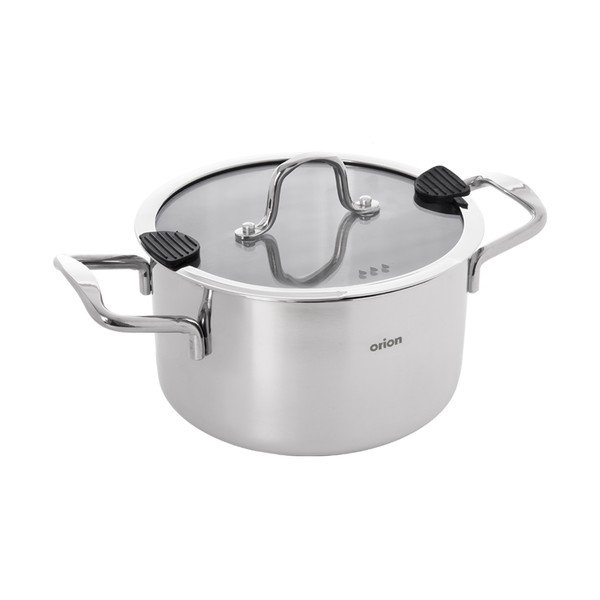 Troškintuvas iš nerūdijančio plieno su dangčiu 4,3 l Venice – Orion