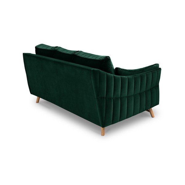 Tamsiai žalia aksominė sofa Interieurs 86 Elysée, 232 cm-image-3
