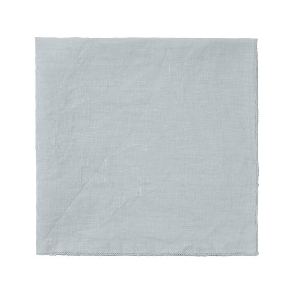 Šviesiai pilka lininė servetėlė Blomus, 42 x 42 cm