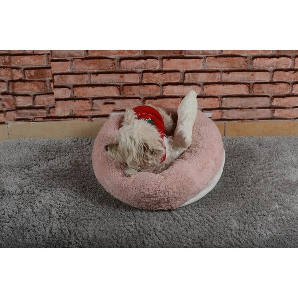 Rožinis pliušinis gultas - Lydia&Co-image-3