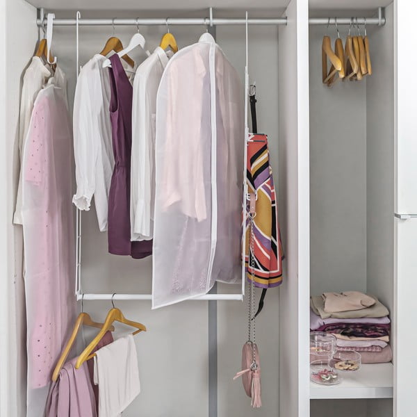 Baltas pakabinamas maišas suknelei Compactor Milky-image-1