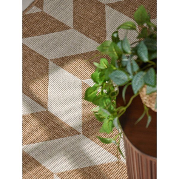 Kreminės spalvos/natūralios spalvos lauko ir vidaus kilimas 200x300 cm Haringey Terrick – Ted Baker-image-2