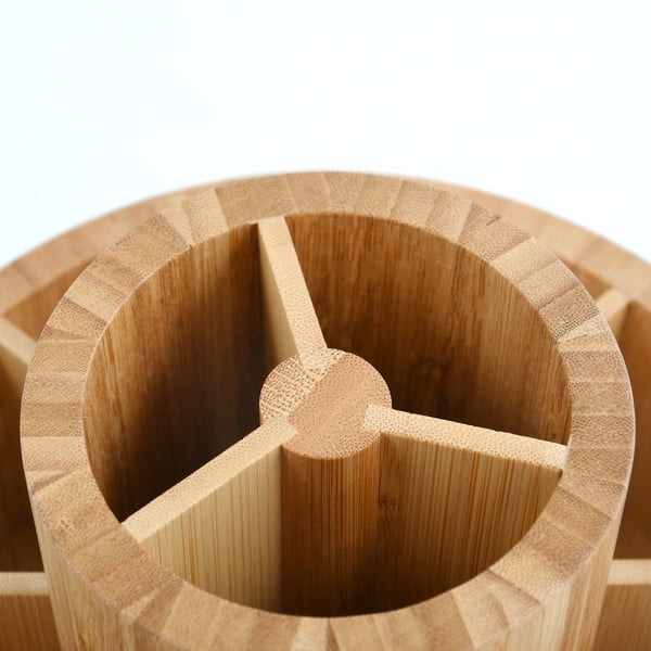 Natūralios spalvos iš bambuko vonios organizatorius makiažui/pasukamas Isalys – MSV-image-4