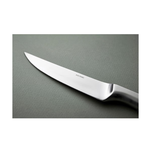 Sidabrinės spalvos stalo įrankiai iš nerūdijančio plieno 4 vnt. Norm – Gense-image-2