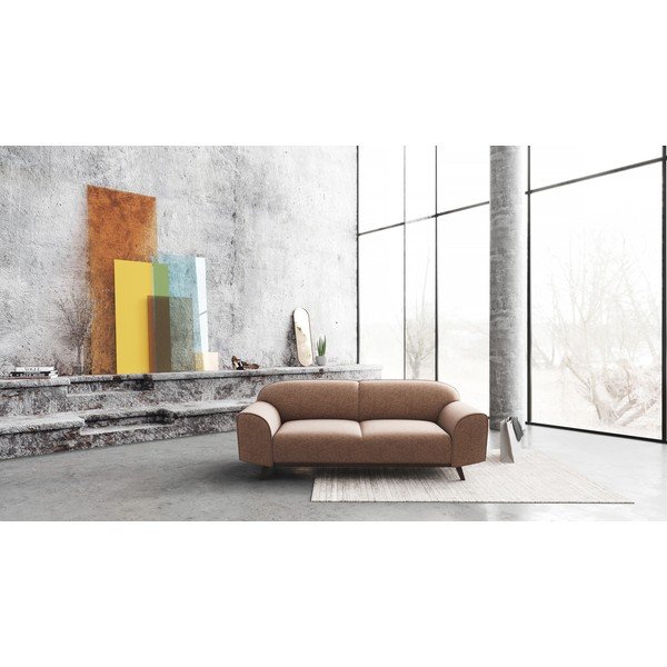 Sofa rudos spalvos iš odos 193 cm Nesbo – MESONICA-image-4