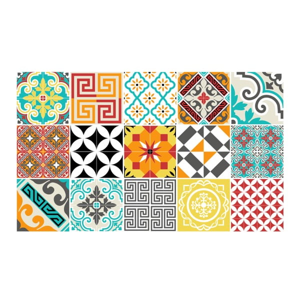 15 sieninių lipdukų rinkinys Ambiance Bistro, 20 x 20 cm-image-2