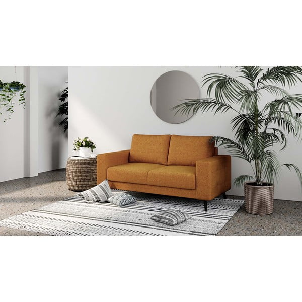 Sofa oranžinės spalvos 168 cm Fynn – Ghado-image-1