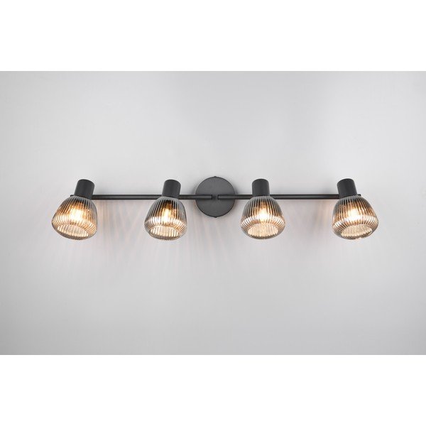 Taškinis šviestuvas juodos spalvos ø 10 cm Tarifa – Trio-image-2