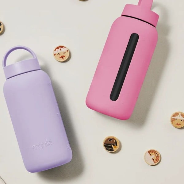 Rožinės spalvos kelioninis buteliukas 720 ml Flamingo Pink – Muuki-image-3