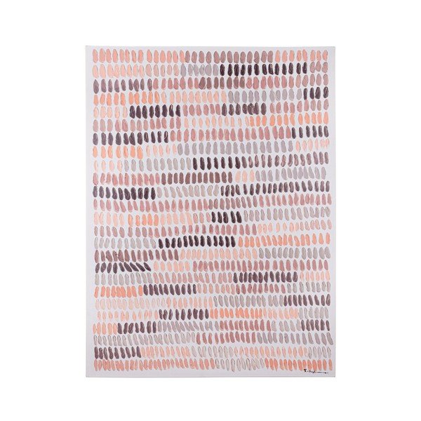 Paveikslas su rėmeliu/tapyba ant drobės su rankomis dažytais elementais 90x120 cm Naska – Bizzotto