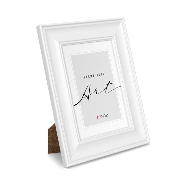 Baltas plastikinis rėmelis 13x18 cm - knor-image-2