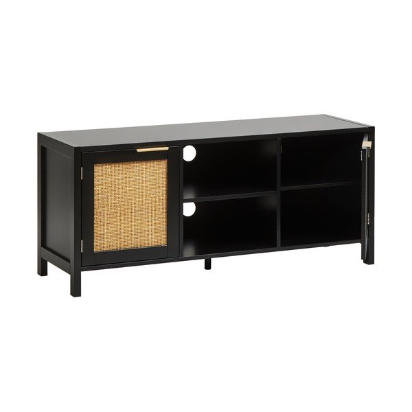 Juodos spalvos TV spintelė 120x52x38 cm Sherman – Premier Housewares-image-4