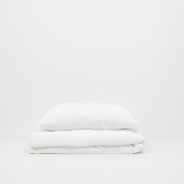 Vaikiškas baltas lininis užvalkalas Linen Tales Nature, 40 x 45 cm-image-1